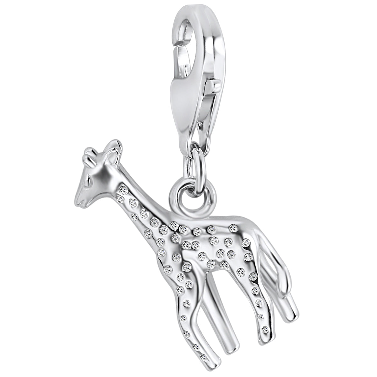 Charm Sterling Silber Zirkonia weiß