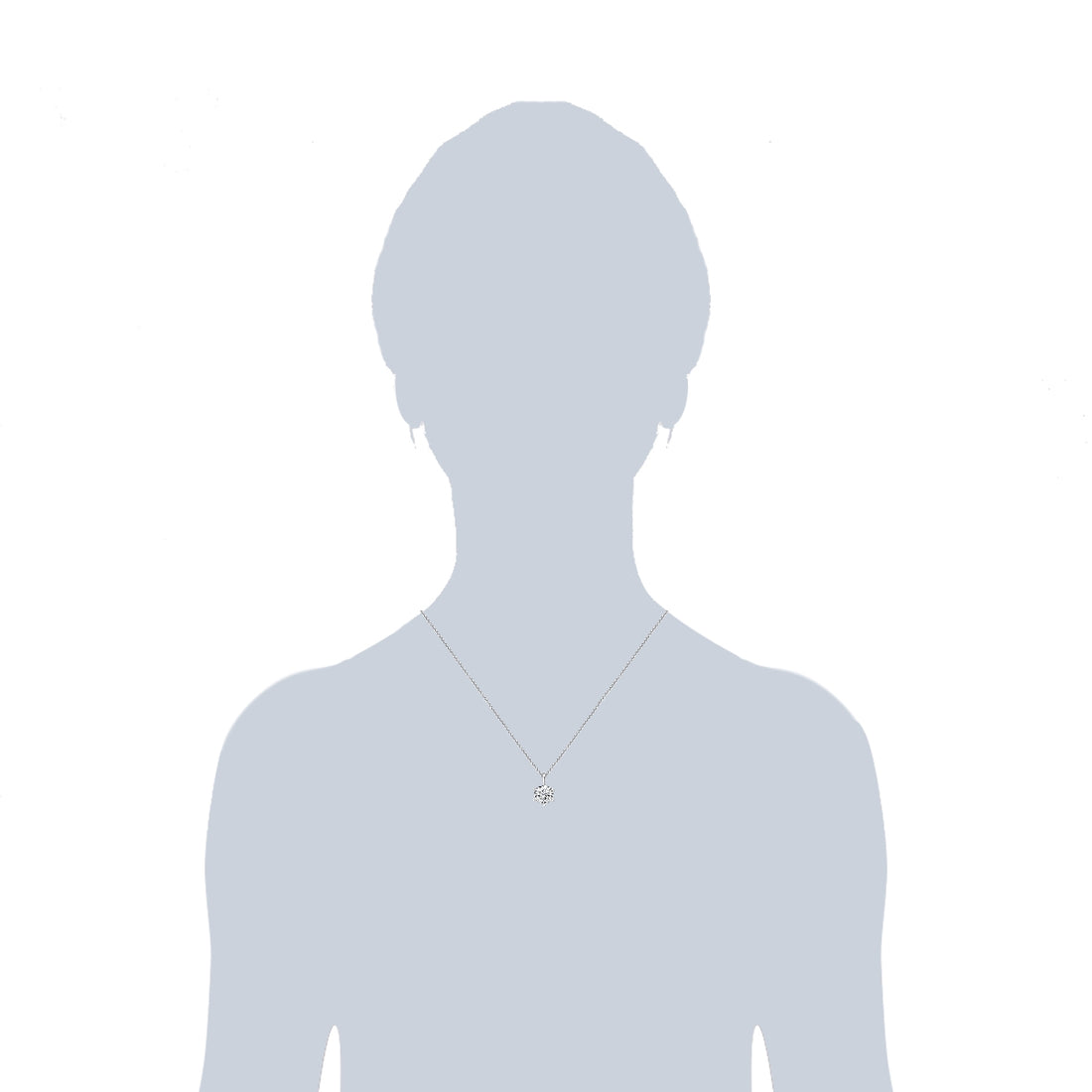 Anhänger verziert mit Kristallen von Swarovski® weiß