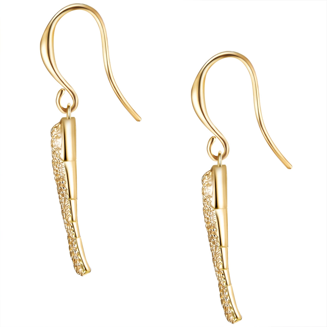 Set (Kette+Ohrhänger) gelbgold