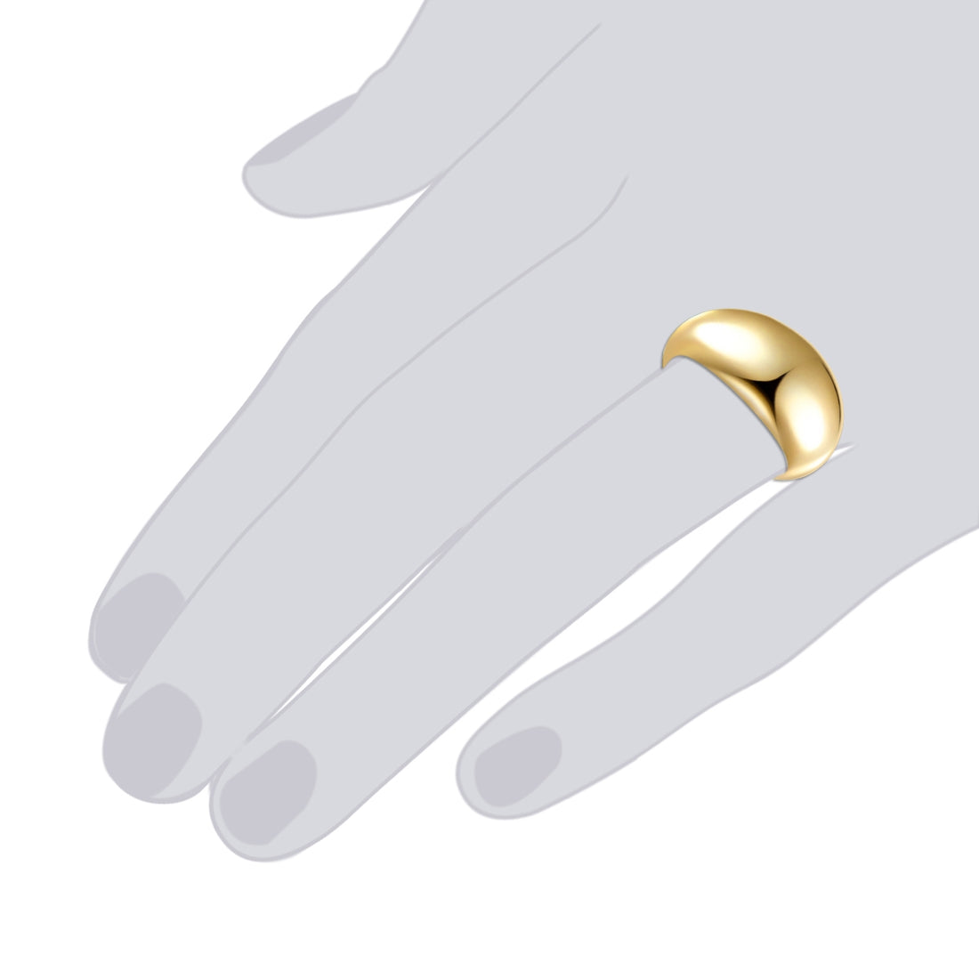 Ring Sterling Silber bi-Color
