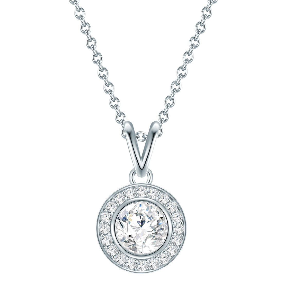 Rafaela Donata Kette mit Anhänger Sterling Silber Zirkonia weiß