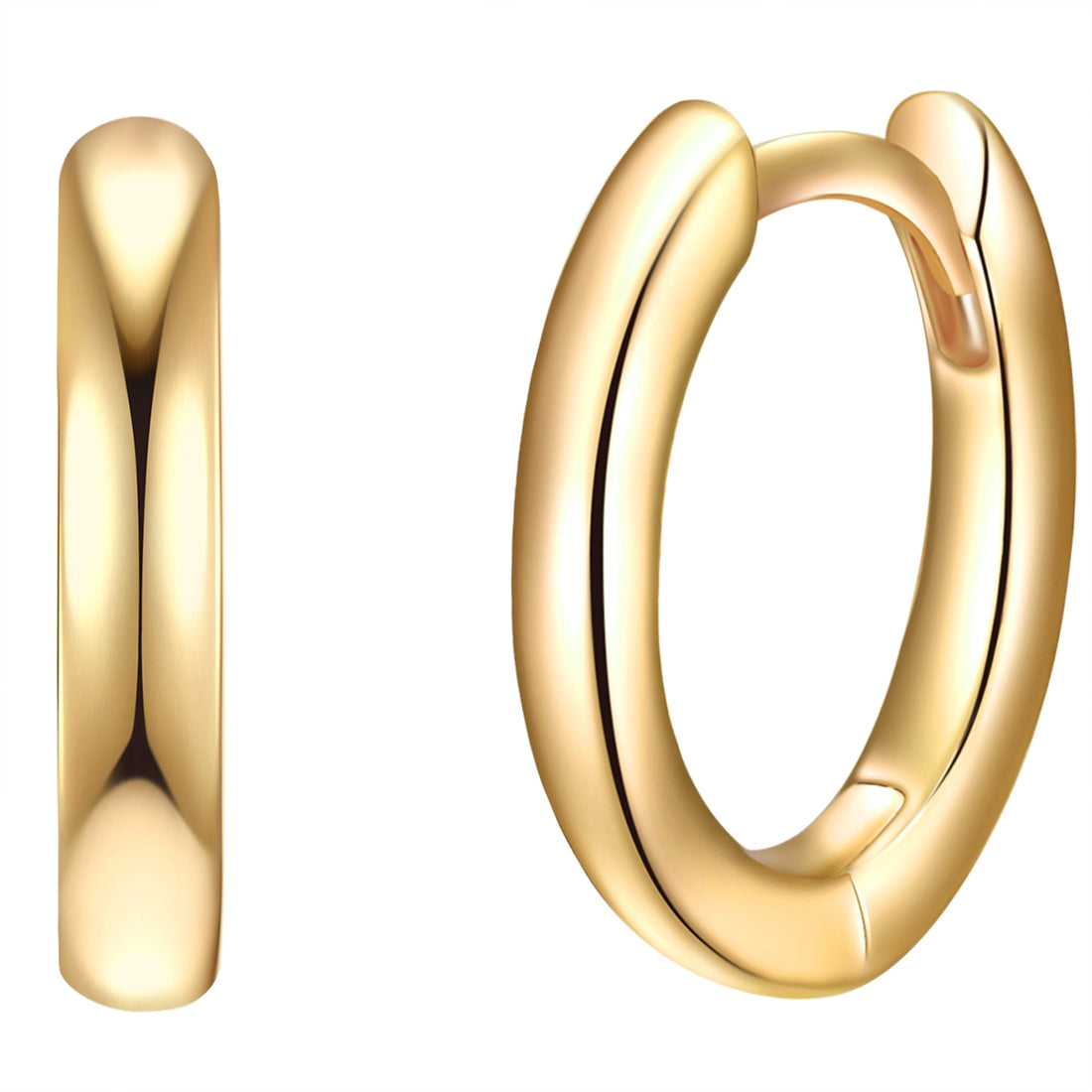 Rafaela Donata Creolen Sterling Silber gelbgold