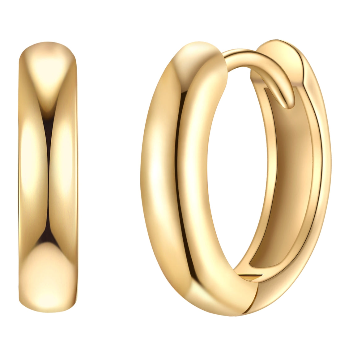 Rafaela Donata Creolen Sterling Silber gelbgold