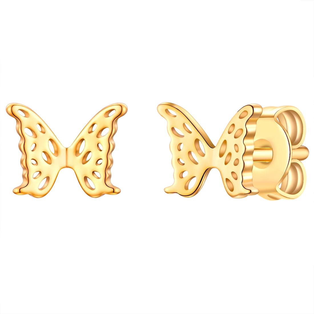 Rafaela Donata Ohrstecker Sterling Silber gelbgold