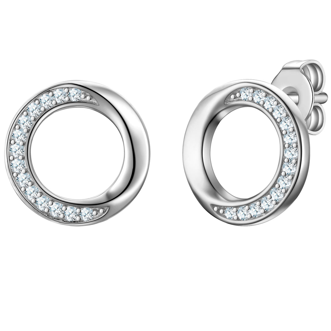 Rafaela Donata Ohrstecker Sterling Silber Zirkonia weiß