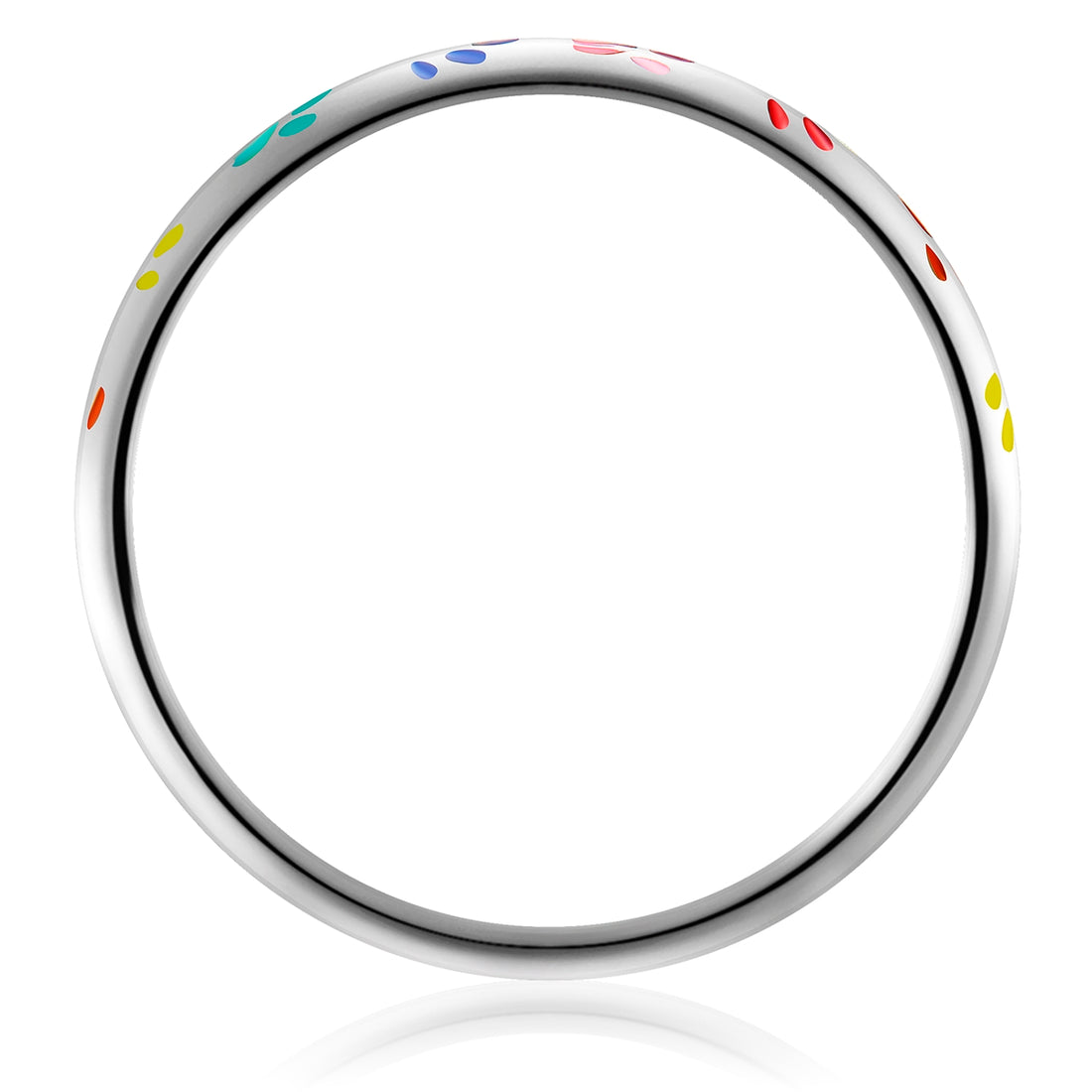 Ring Sterling Silber Emaille multicolor