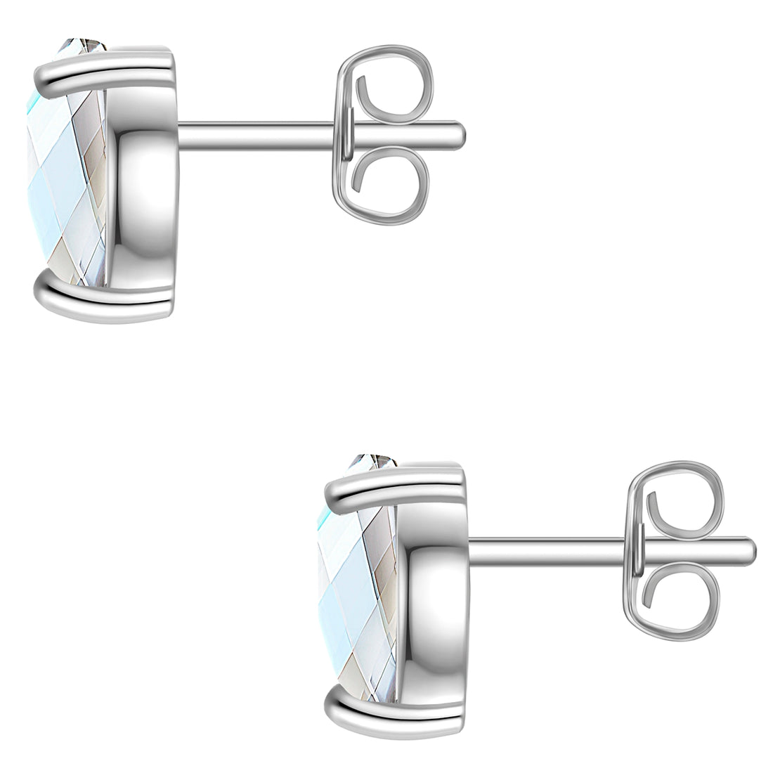 Ohrstecker Sterling Silber Zirkonia weiß