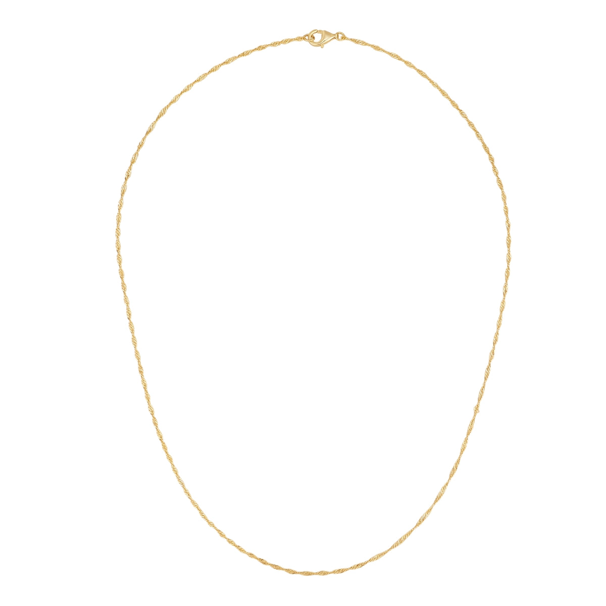 Kette Sterling Silber gelbgold