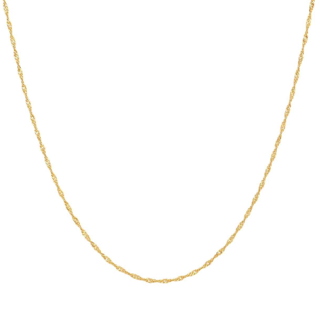 Kette Sterling Silber gelbgold