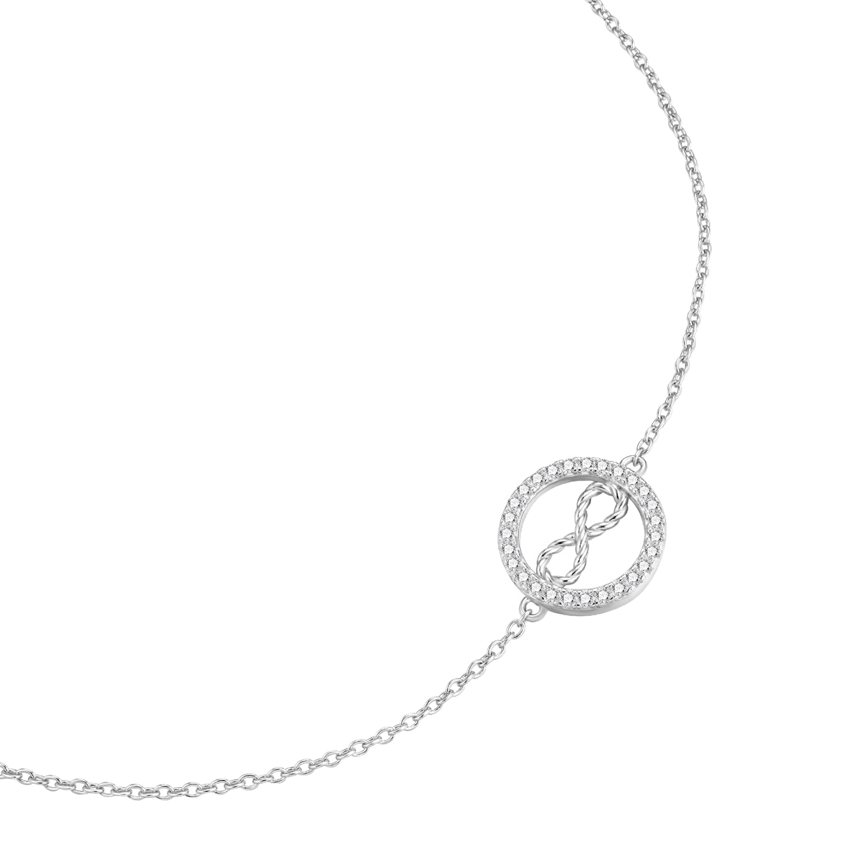 Armband Sterling Silber Zirkonia weiß